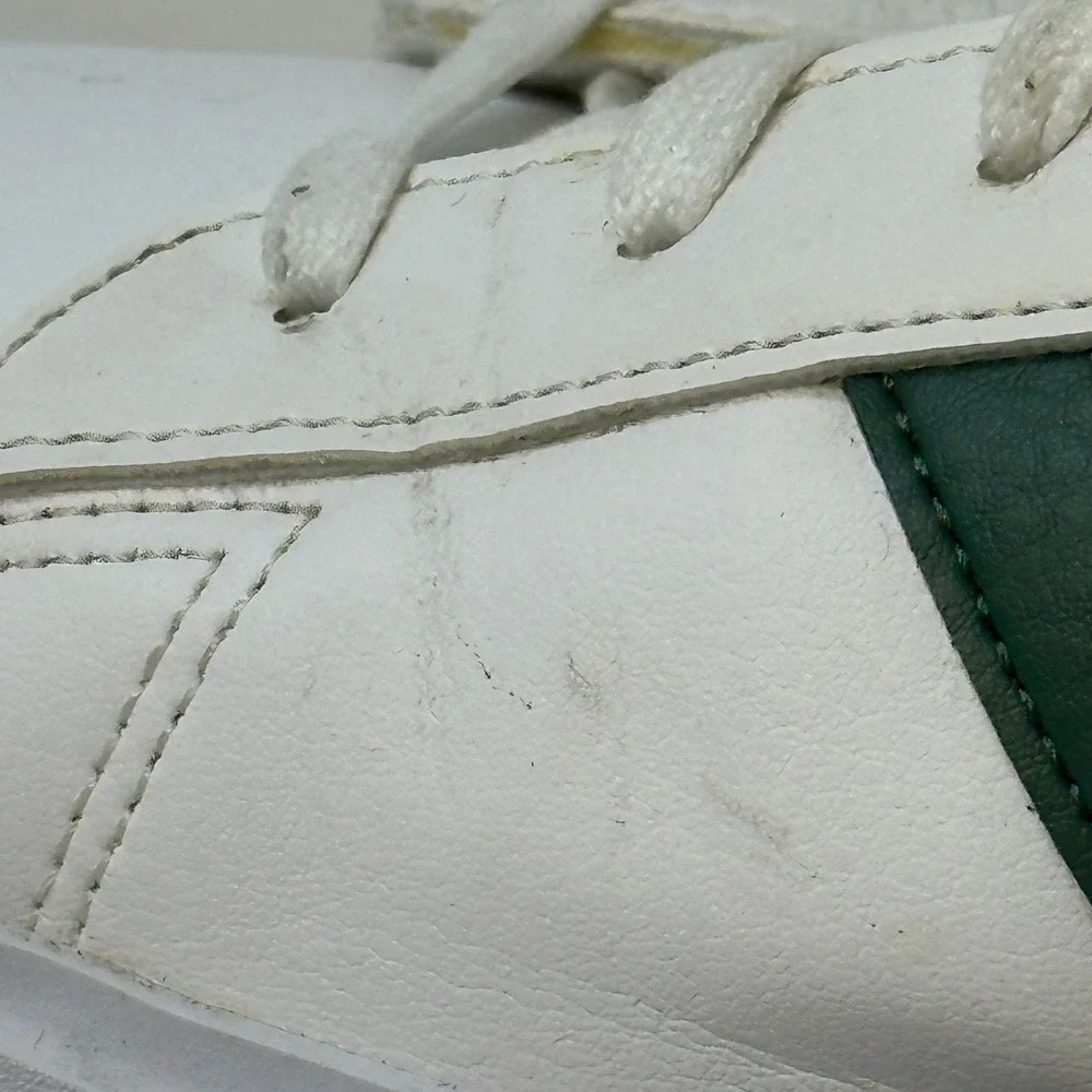 Adidas Grand Court Base 2.0 Mens Size 13 White Green GW9201 Sneakers